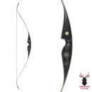 JACKALOPE - Obsidian - 62 inches - One Piece Recurve Bow - 20-50 lbs