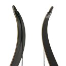 JACKALOPE - Obsidian - 62 inches - Classic Recurve Bow Take Down - 20-50 lbs