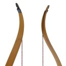 JACKALOPE - Red Beryl - 64 inches - Classic Recurve Bow Take Down - 25-50 lbs