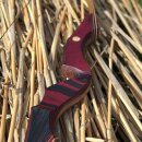JACKALOPE - Red Beryl - 62 inches - Refined Recurve Bow Take Down - 45 lbs | Left Hand