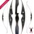 JACKALOPE - Obsidian - 62 inches - One Piece Recurve Bow - 30 lbs | Right Hand