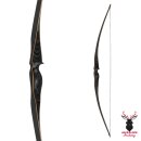 JACKALOPE - Obsidian - 68 inches - Longbow - 50 lbs | Left Hand