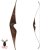 JACKALOPE - Diamond - 60 inches - One Piece Recurve Bow - 30 lbs | Right Hand | Colour: Chocolate / Black