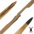 JACKALOPE - Diamond - 60 inches - One Piece Recurve Bow - 30 lbs | Right Hand | Colour: Chocolate / Clear
