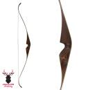 JACKALOPE - Diamond - 60 inches - One Piece Recurve Bow - 45 lbs | Right Hand | Colour: Chocolate / Black