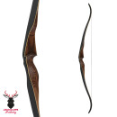 JACKALOPE - Diamond - 60 inches - One Piece Recurve Bow - 45 lbs | Right Hand | Colour: Chocolate / Black