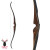 JACKALOPE - Diamond - 60 inches - One Piece Recurve Bow - 45 lbs | Right Hand | Colour: Chocolate / Black