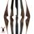 JACKALOPE - Diamond - 60 inches - One Piece Recurve Bow - 45 lbs | Right Hand | Colour: Chocolate / Black