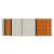 Arrowwraps | Design 303 - Crown Dip - Länge: 8 Zoll | Farben: orange, schwarz - 2er Pack