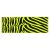 Arrow Wraps | Design 932 - Zebra - Yellow fluorescent - Length: 8 inches - 2 Pieces