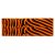 Arrowwraps | Design 933 - Zebra - orange fluoreszierend - Länge: 8 Zoll - 2er Pack
