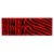 Arrow Wraps | Design 935 - Zebra - Red fluorescent - Length: 8 inches - 2 Pieces