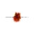 BEARPAW Funny Puffs - String Silencers | Color: Orange