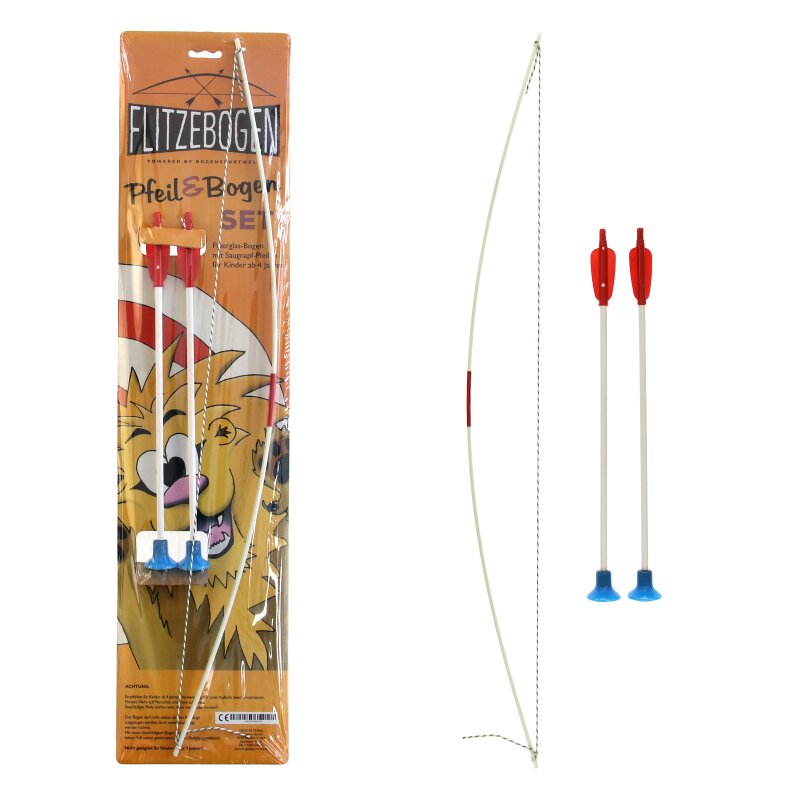 FLITZEBOGEN Kleines Adlerauge - Archery Set with 2 Arrows