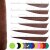 [Bestseller] BSW Solid - Naturfeder - einfarbig | Farbe: Braun - Form: 2.25 Zoll Parabol