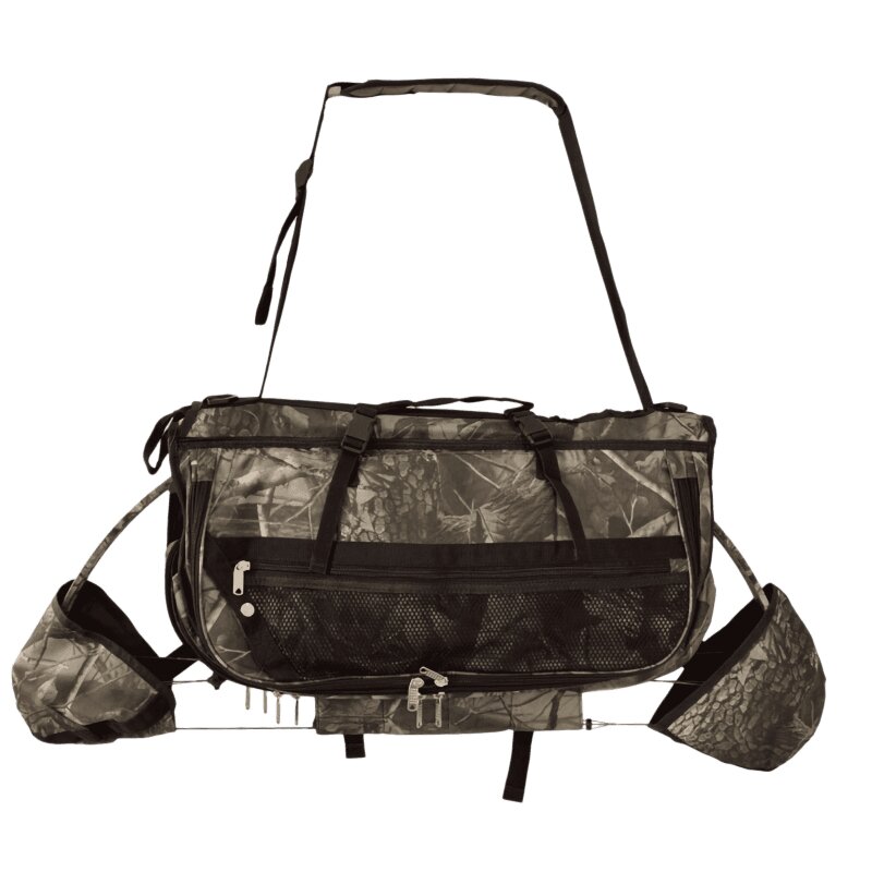 elTORO Carrying-System for Compound Bows with numerous Pockets - Camo