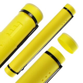 DRAKE Pfeilröhre aus Kunststoff - ausziehbar - Farbe: Gelb