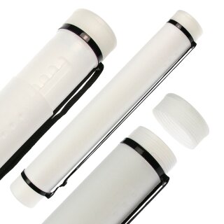 DRAKE Pfeilröhre aus Kunststoff - ausziehbar - Farbe: Weiß