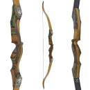 JACKALOPE - Tourmaline - 62 inches - Refined Recurve Bow Take Down - 20-50 lbs