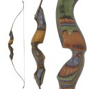 JACKALOPE - Tourmaline - 62 inches - Refined Recurve Bow Take Down - 20-50 lbs