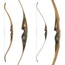JACKALOPE - Tourmaline - 64 inches -One Piece Recurve Bow  - 25-50 lbs
