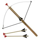 HOLZKÖNIG Crossbow with 3 Arrows