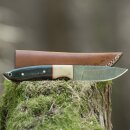 elTORO Buffalo Horn - Damast - Jagdmesser - 10cm - inkl....