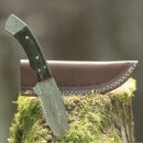 elTORO Damascus Horn - Damascus - Hunting Knife - 11.5cm...