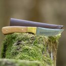 elTORO Brass Olive - Damast - Jagdmesser - 10cm - inkl....