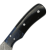elTORO Wood Horn - Damascus - Hunting Knife - 7cm - incl. Leather Sheath