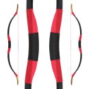 DRAKE Traditioneller Reiterbogen - 108cm - 15 lbs | Design: Black Red