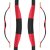 DRAKE Traditioneller Reiterbogen - 108cm - 15 lbs | Design: Black Red