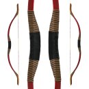DRAKE Traditional Horsebow - 108cm - 15 lbs | Design: Red Gold