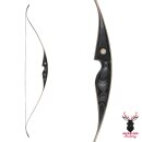 JACKALOPE - Obsidian - 62 inches - Speed - One Piece Recurve Bow - 45 lbs | Right Hand