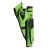 elTORO Sys² - Side Quiver including Tubes and Belt | Colour: Green