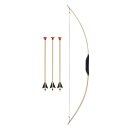 HOLZKÖNIG Longbow including 3 Arrows