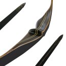 JACKALOPE by BODNIK BOWS - Smoked Amber - Black - 60 inches - Hybrid Bow - 50 lbs | Left Hand