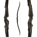JACKALOPE by BODNIK BOWS - Smoked Amber - Black - 60 inches - Recurve Bow - 25 lbs | Left Hand