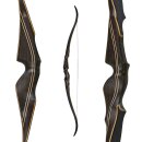 JACKALOPE by BODNIK BOWS - Smoked Amber - Black - 60 inches - Recurve Bow - 55 lbs | Left Hand