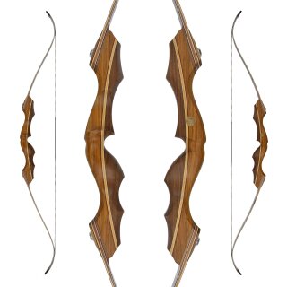 JACKALOPE - Amber - 62 inches - Classic Recurve Bow Take...