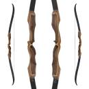 JACKALOPE - Amber - 62 inches - Classic Recurve Bow Take Down - 20-50 lbs