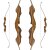 JACKALOPE - Amber - 62 inches - Classic Recurve Bow Take Down - 30 lbs | Right Hand