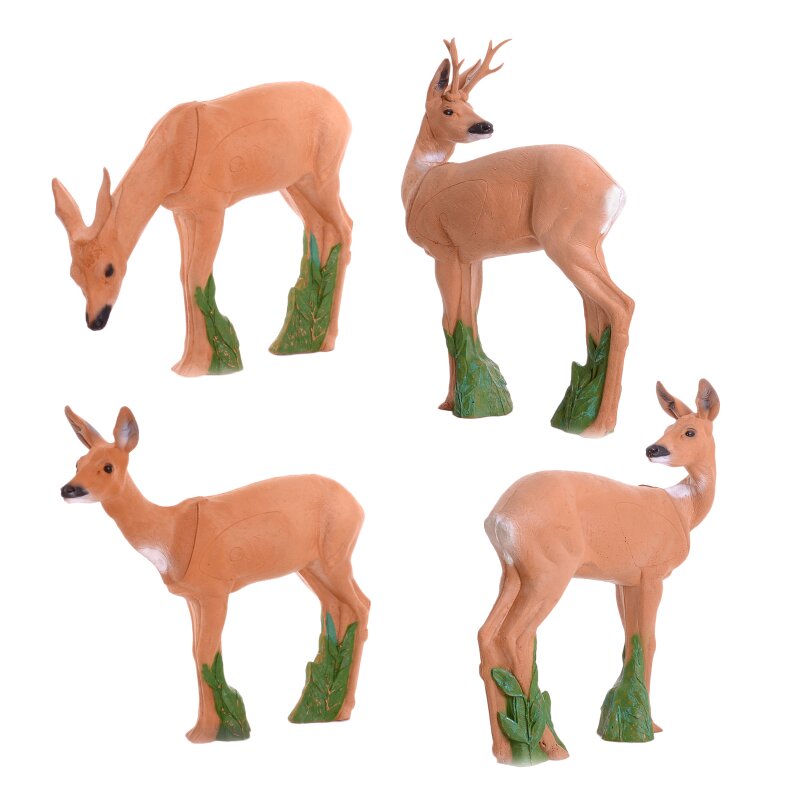 IBB 3D Deer Group with Roebuck looking backwards - 4 Animals [Forwarding Agent]