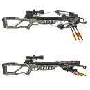 SET X-BOW Scorpion II - 370 fps / 185 lbs - Compound Crossbow | Color: Camo