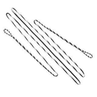 BEARPAW Custom Bow String | Fast Flight (FF) - Flemish Splice for Recurve Bows - 10 Strands - 40 inches | Black | Black