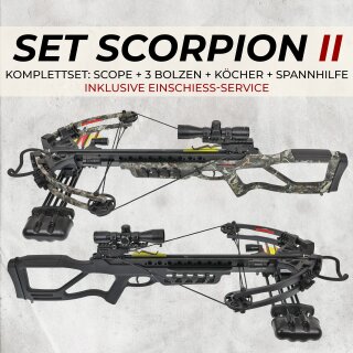 [SPECIAL] X-BOW Scorpion II - 370 fps / 185 lbs - incl....