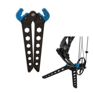 AVALON Pro Pod - Bow Stand for Compound Bows | Color: Black / Blue
