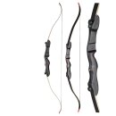 SET BSW Black LARP - 62-70 inches - 14-40 lbs - Recurve Bow