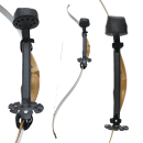 elTORO Pure Black - 51 cm - Traditional Bow-Mounted Quiver
