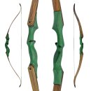 JACKALOPE - Malachite - 60 inches - 30-60 lbs - Take Down Recurve Bow | Right Hand